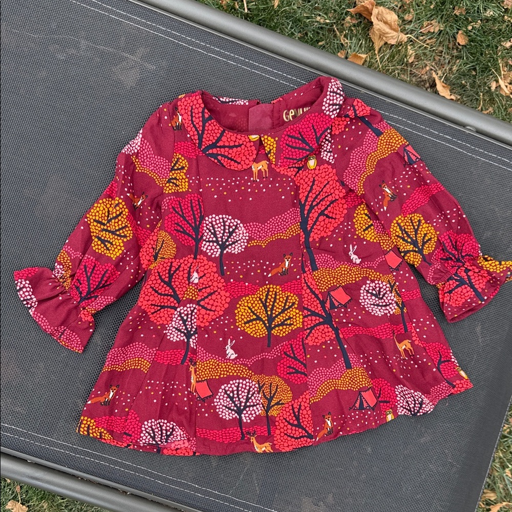 OshKosh B'gosh Red and Yellow Kids Blouse